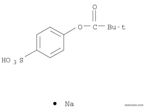 Molecular Structure of 188114-91-2 (SODIUM 4-(T-BUTYLCARBONYLOXY)-BENZENSULFONATE)